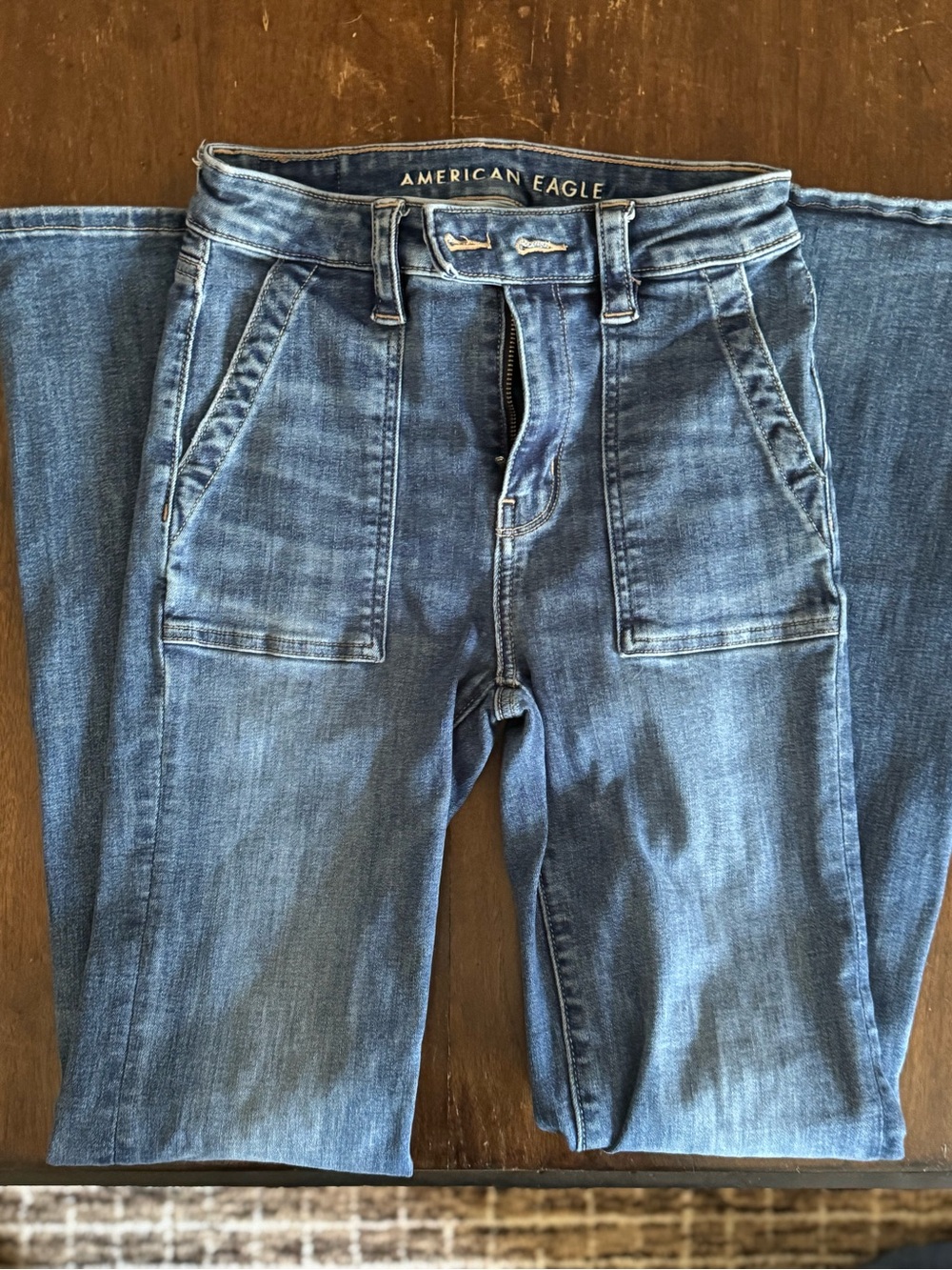 American Eagle Next Level Stretch Flare Jeans – Size 0 Regular